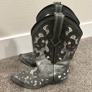 Grey Cowboy Boots for Women